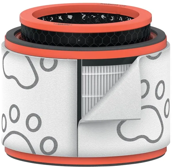 Leitz Kæledyrs 3-i-1 HEPA tromlefilter til TruSens Z-2000/Z-2500 medium luftrenser